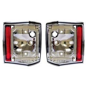 1970-1972 Chevrolet El Camino - Driver And Passenger Side Pair Of Tail Light Bezel Seals For Wagon Models - GMK4083840701P
