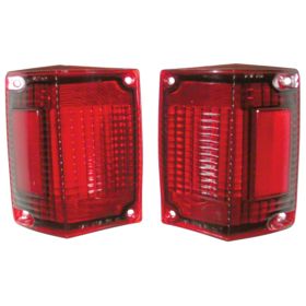 1970-1972 GMC SPRINT (GMC) Driver And Passenger Side Set Of Tail Light Lenses For Wagon And - GMK4083845701P