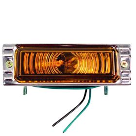 1947-1953 Chevrolet Suburban C K R V - Driver Or Passenger Side Amber 12-volt Park Light Assembly - GMK4140071473