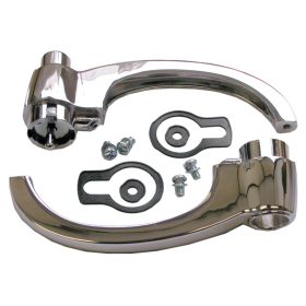 1952-1959 GMC PICKUP GMC FULLSIZE C/K Driver And Passenger Side Pair Of Outer Door Handles With Gaskets - GMK414044052P