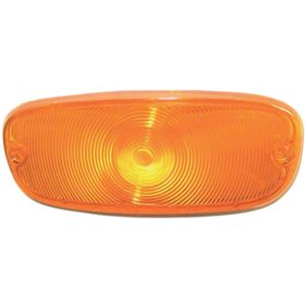 1958-1959 CHEVROLET SUBURBAN Driver Or Passenger Side Amber Park Light Lens - GMK4141070581