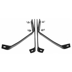1955-1962 Chevrolet Fullsize C/k Pickup - Premium Us Chrome Rear Bumper Face Bar For Stepside Models [u] - GMK414180755S