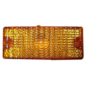 1969-1970 CHEVROLET PICKUP CHEVY FULLSIZE C/K Driver Side Amber Park Lamp Lens - GMK4143070691L