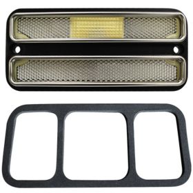1968-1972 GMC PICKUP GMC FULLSIZE C/K Clear Marker Lamp Lens For Models With Deluxe Trim - GMK414314069C
