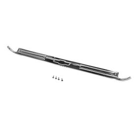 1967-1972 Chevrolet Suburban C K R V - Chrome Door Sill Plate With Bowtie Logo - GMK4143575671