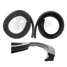 Chevrolet Blazer (fullsize) 1973-1991 Driver And Passenger Side Pair Of Door Weatherstrips For Front Or-rear Side Top - GMK4144425732P