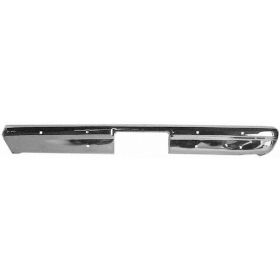 1981-1991 Chevrolet Blazer (fullsize) - Chrome Rear Bumper Face Bar With Pad Hole For Fleetside Models - GMK4145800813
