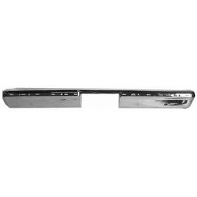 1981-1991 Gmc Jimmy (fullsize) - Chrome Rear Bumper Face Bar With Pad Hole For Fleetside Models - GMK4145800814