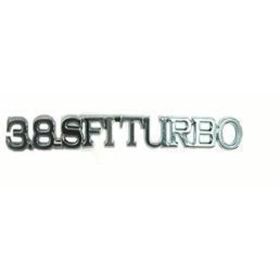 Buick Regal 1984-1987 Hood/trunk In3.8 Sfi Turboin Emblem [use 3 Per Car] - GMK446221584
