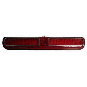 1968-1968 OLDSMOBILE CUTLASS Driver Or Passenger Side Tail Light Lens With Stainless Steel Trim - GMK4532845682