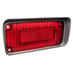 1971-1971 OLDSMOBILE CUTLASS Driver Or Passenger Side Lower Outer Tail Light Lens For All Models - GMK4533845712