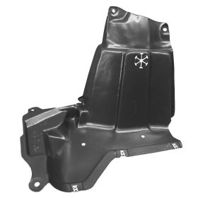 2016-2017 HONDA FIT DX (CANADA) Front Passenger Side Undercar Shield - HO1228167