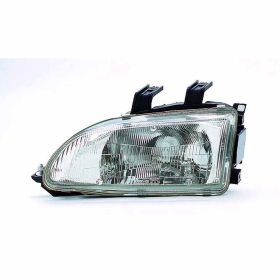 Honda Civic Coupe 1993-1995 Driver Side Head Light Assembly - HO2502103