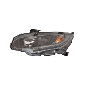 Honda Civic Coupe 2019 Driver Side Halogen Headlight Assembly - HO2502192