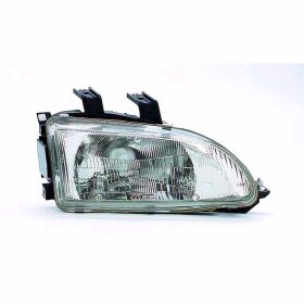 Honda Civic Coupe 1993-1995 Passenger Side Head Light Assembly - HO2503103
