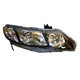 Honda Civic Hybrid 2006-2011 Passenger Side Head Light Lens And Housing - HO2503127