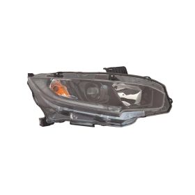 2018-2018 Honda Civic Sedan - Passenger Side Halogen Headlight Assembly - HO2503198