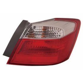 2013-2015 HONDA ACCORD SEDAN Driver Side Outer Non-Led Tail Light Assembly - HO2804101 OEM# 33550T2AA01