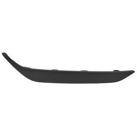 2016-2018 Hyundai Tucson - Front Passenger Side Lower Bumper Cover Molding [below Fog Lamp Insert] Painted Gloss Black - HY1039147