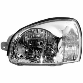 Hyundai Santa Fe 2001-2003 Driver Side Combination Head Light Assembly - HY2502121V