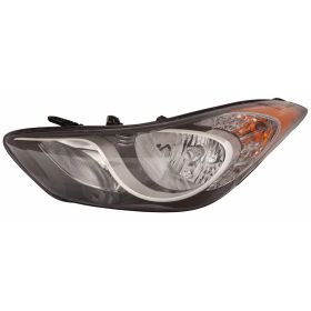 2011-2013 Hyundai Elantra Sedan - Driver Side Halogen Headlight Assembly - HY2502164