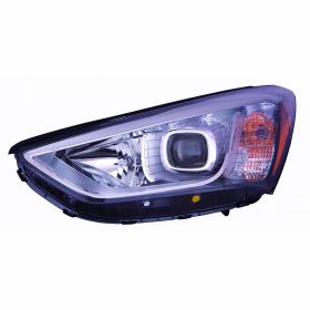 2013-2016 Hyundai Santa Fe - Reconditioned Oe Driver Side Halogen Headlight Assembly - HY2502175