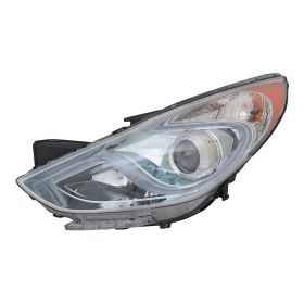 2011-2015 Hyundai Sonata Hybrid - Driver Side Halogen Headlight Assembly - HY2502177