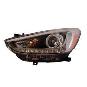 2014-2017 Hyundai Accent Hatchback Driver Side Projector Type Headlight Assembly - CAPA Certified ®