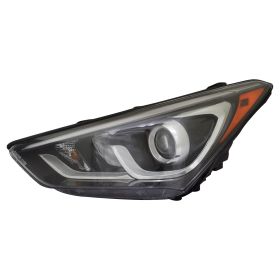 2017-2018 Hyundai Santa Fe Sport - Driver Side Halogen Headlight Assembly - HY2502205
