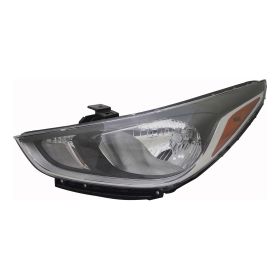 Hyundai Accent Sedan 2018-2019 Driver Side Halogen Headlight Assembly - HY2502218