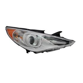 2011-2014 HYUNDAI SONATA Passenger Side Halogen Headlight Assembly - HY2503159 OEM# 921023Q000