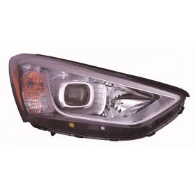 Hyundai Santa Fe (6-7 Seater) 2013-2016 Passenger  Side Halogen Headlight Assembly - HY2503175