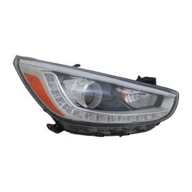 Hyundai Accent Hatchback 2014-2017 Passenger Side  Projector Type Headlight Assembly - HY2503191C
