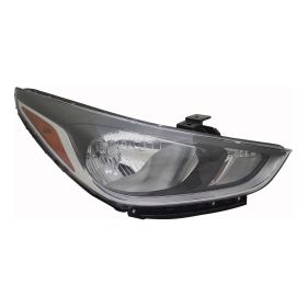 Hyundai Accent Sedan 2018-2019 Passenger Side Halogen Headlight Assembly - HY2503218