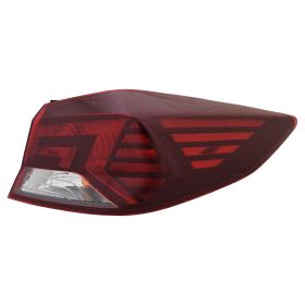 2019-2020 Hyundai Elantra Sedan - Passenger Side Bulb Type Outer Tail Light Assembly - HY2805164