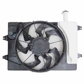 Hyundai Elantra Sedan 2017-2019 Radiator And Condenser Fan Assembly With One Big Fan - HY3115156