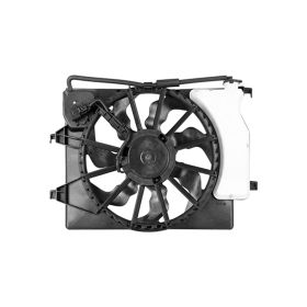 Hyundai Accent Sedan 2018-2019 Radiator And Condenser Fan Assembly With One Big Fan - HY3115161