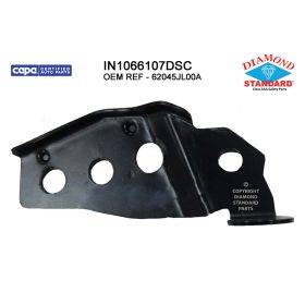 2008-2014 INFINITI G37 COUPE Front Driver Side Bumper Impact Bar Bracket - Diamond Standard - IN1066107DSC OEM# 62045JL00A