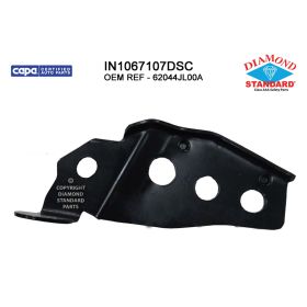 2008-2014 INFINITI G37 COUPE Front Passenger Side Bumper Impact Bar Bracket - Diamond Standard - IN1067107DSC OEM# 62044JL00A