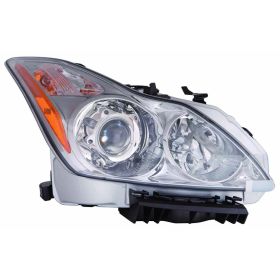 Infiniti G37 Convertible 2009-2010 Passenger Side Head Light Assembly - IN2503147