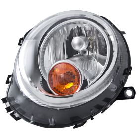 Mini Cooper Convertible 2008-2014 Driver Side Halogen Headlight Assembly - KEYMC2502105
