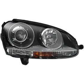 Volkswagen Jetta (type 5) 2006-2009 Passenger Side Hid Type Headlight Lens And Housing - KEYVW2503133