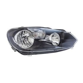 Volkswagen Golf 2010-2014 Passenger Side Halogen Head Light Assembly - KEYVW2503144