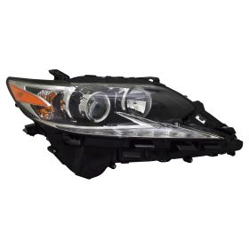 2016-2018 LEXUS ES350 Passenger Side Halogen Headlight Lens And Housing - CAPA Certified - LX2519158C OEM# 8114033A50