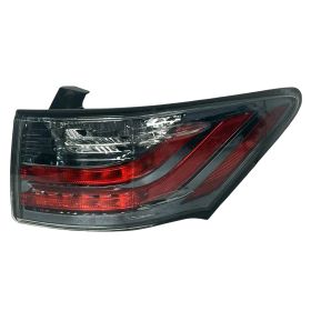 2014-2017 LEXUS CT200H Passenger Side Outer Tail Light Assembly - LX2805128 OEM# 8155176090