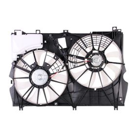 2016-2022 Lexus Rx350 - Radiator And Condenser Fan Assembly With Two Fans Side By Side Without Towing Package - LX3115141