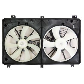 Lexus Gs300 2016 Radiator And Condenser Fan Assembly With Two Fans Side By Side - LX3115146