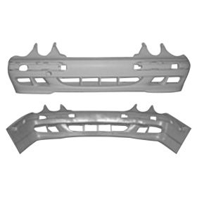 Mercedes E320 2000-2003 Front Bumper Cover - MB1000141
