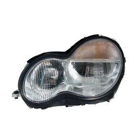Mercedes C230 2002-2004 Driver Side Halogen Head Light Assembly - MB2502118