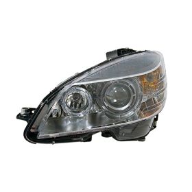 Mercedes C250 2008-2009 Driver Side Bi-xenon Head Light Assembly - MB2502166
